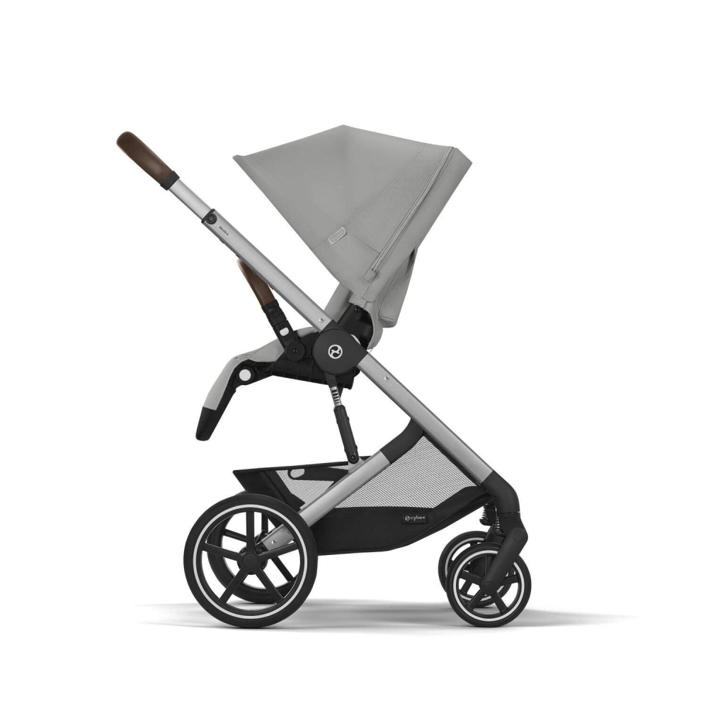 Sportinis vežimėlis Cybex Balios S Lux SLV, Stone Grey-Vaikiški vežimėliai, Sportiniai vežimėliai-e-vaikas