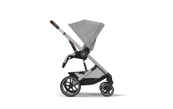 copy of Važiuoklė Cybex Priam V4 Chrome Black su juoda rankena