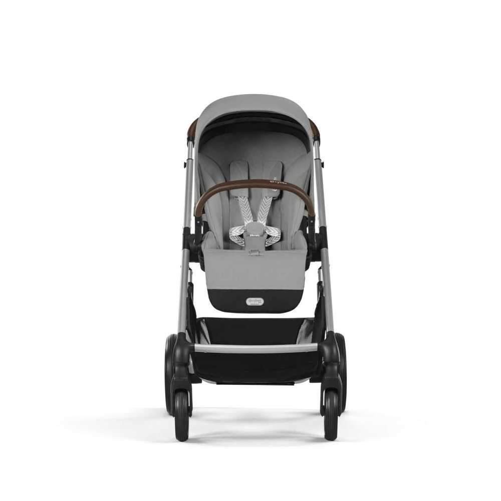 copy of Važiuoklė Cybex Priam V4 Chrome Black su juoda rankena