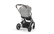 copy of Važiuoklė Cybex Priam V4 Chrome Black su juoda rankena