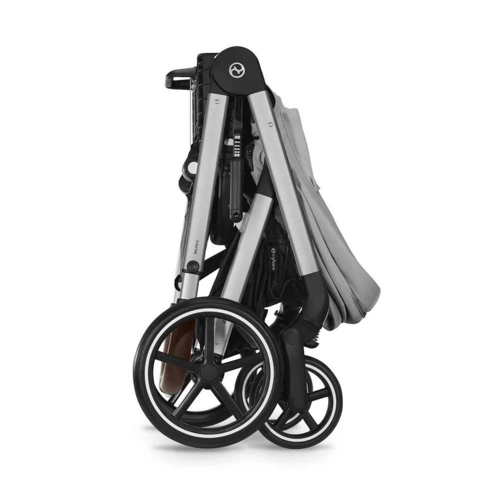 copy of Važiuoklė Cybex Priam V4 Chrome Black su juoda rankena