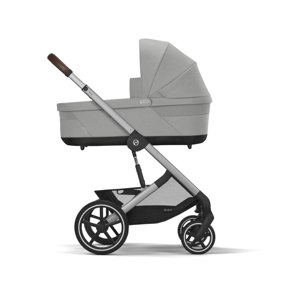 Sportinis vežimėlis Cybex Balios S Lux SLV, Stone Grey-Vaikiški vežimėliai, Sportiniai vežimėliai-e-vaikas