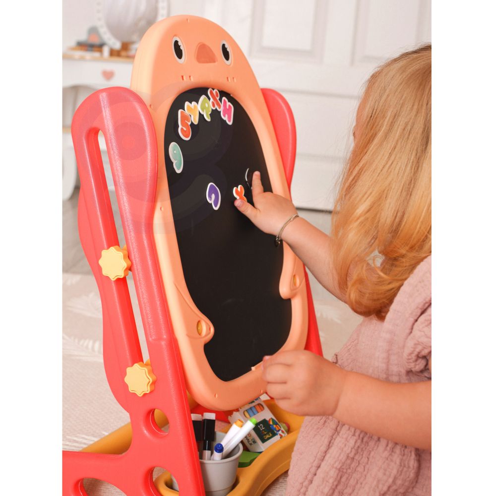 WOOPIE Double-Sided Magnetic Board for Drawing and Learning Numbers and Letters 56 pcs. 