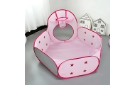 Palapinė WOOPIE 3-in-1 XXL Princesės rūmai namelis-tunelis-sausasis baseinas-LEKER-e-vaikas