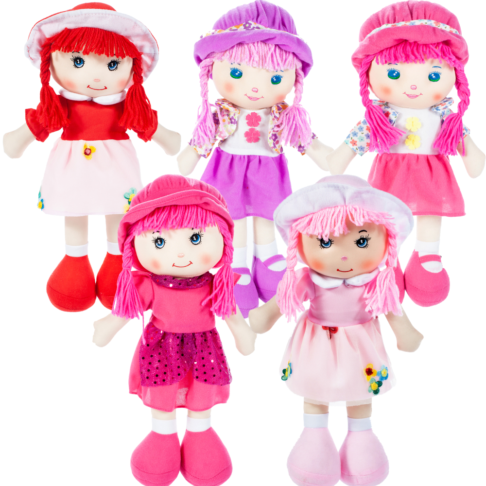 42 cm aukščio Pippi skudurinė lėlė-Žaislai, Lėlės ir jų priedai, Lėlės-e-vaikas