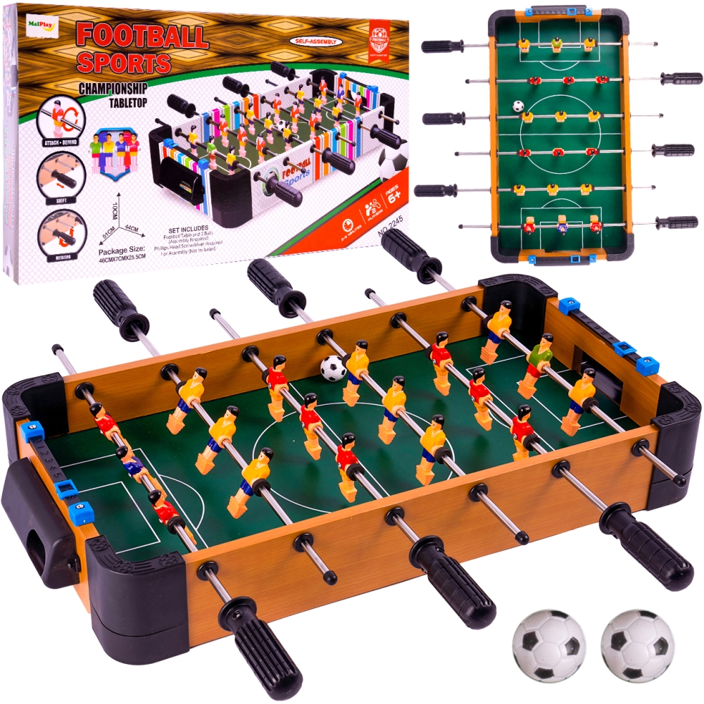 Stalo futbolas – medinis žaidimo stalas-Žaislai, Stalo žaidimai, Žaidimų stalai-e-vaikas