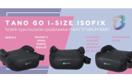 Fotelik samochod. TANO I-size Titanium Baby Isofix