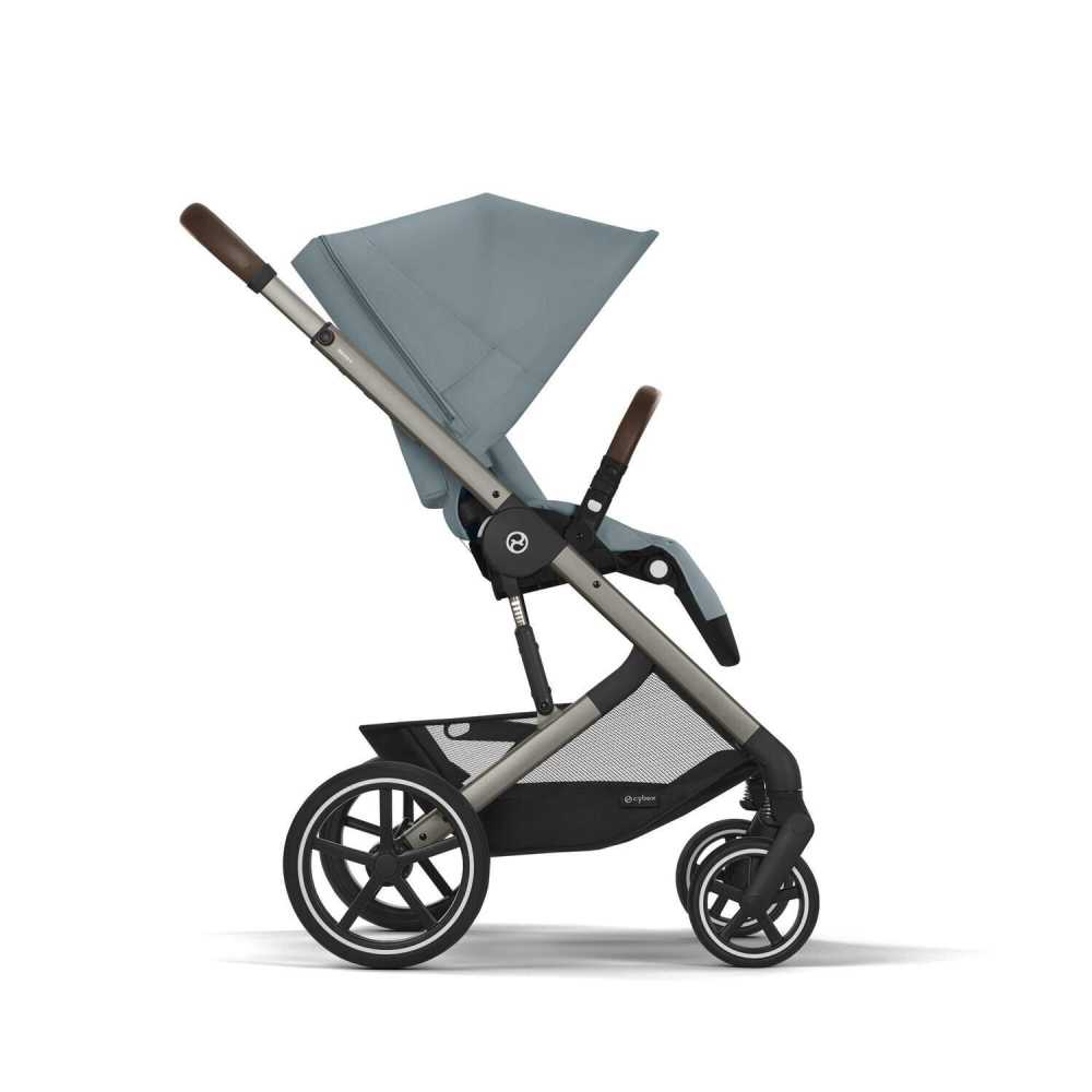 copy of Važiuoklė Cybex Priam V4 Chrome Black su juoda rankena