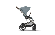 copy of Važiuoklė Cybex Priam V4 Chrome Black su juoda rankena