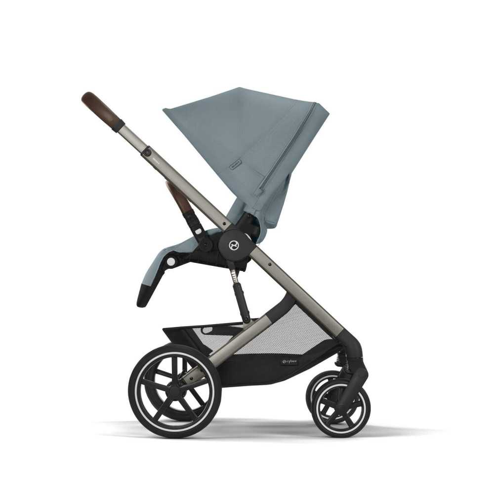 copy of Važiuoklė Cybex Priam V4 Chrome Black su juoda rankena