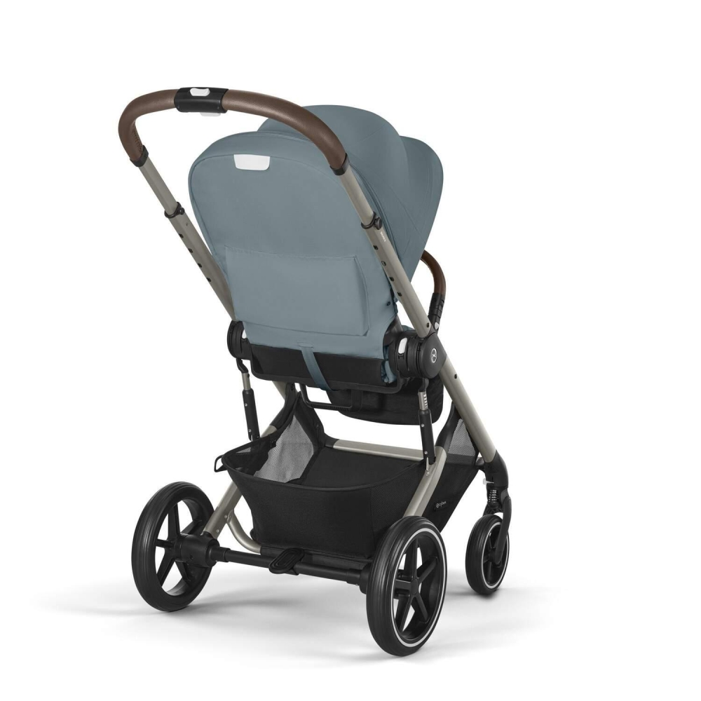 copy of Važiuoklė Cybex Priam V4 Chrome Black su juoda rankena