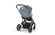 copy of Važiuoklė Cybex Priam V4 Chrome Black su juoda rankena