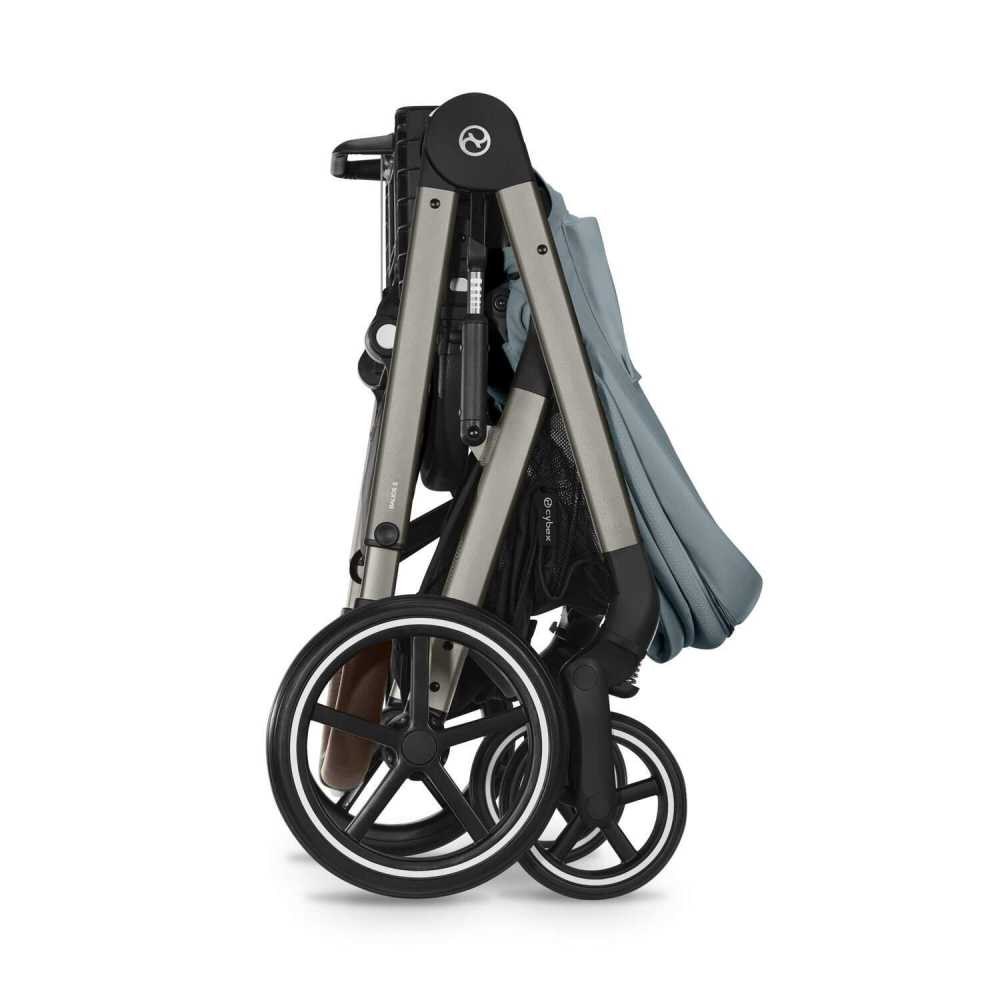 copy of Važiuoklė Cybex Priam V4 Chrome Black su juoda rankena