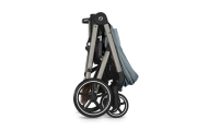 copy of Važiuoklė Cybex Priam V4 Chrome Black su juoda rankena