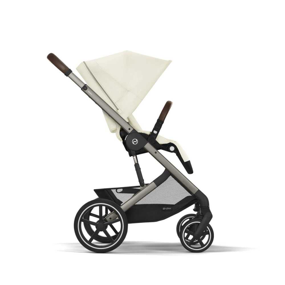 copy of Važiuoklė Cybex Priam V4 Chrome Black su juoda rankena