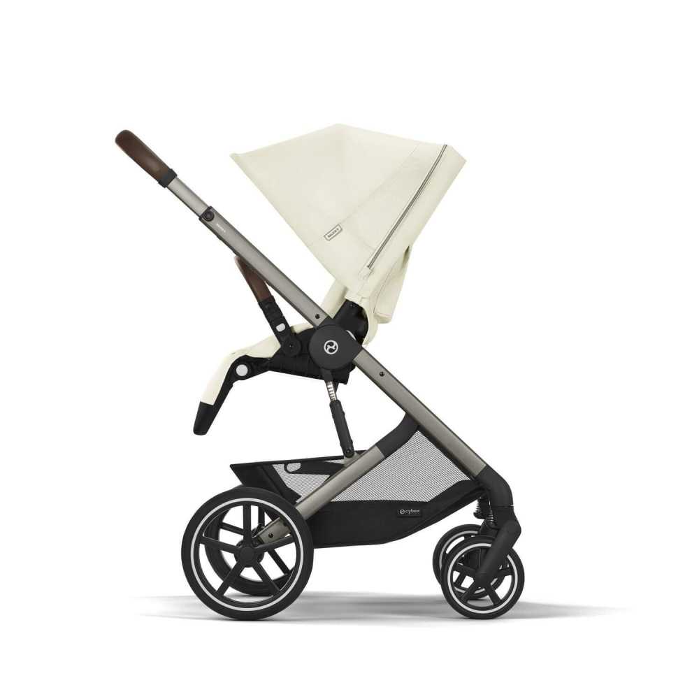 Sportinis vežimėlis Cybex Balios S Lux TPE, Seashell Beige-Vaikiški vežimėliai, Sportiniai vežimėliai-e-vaikas