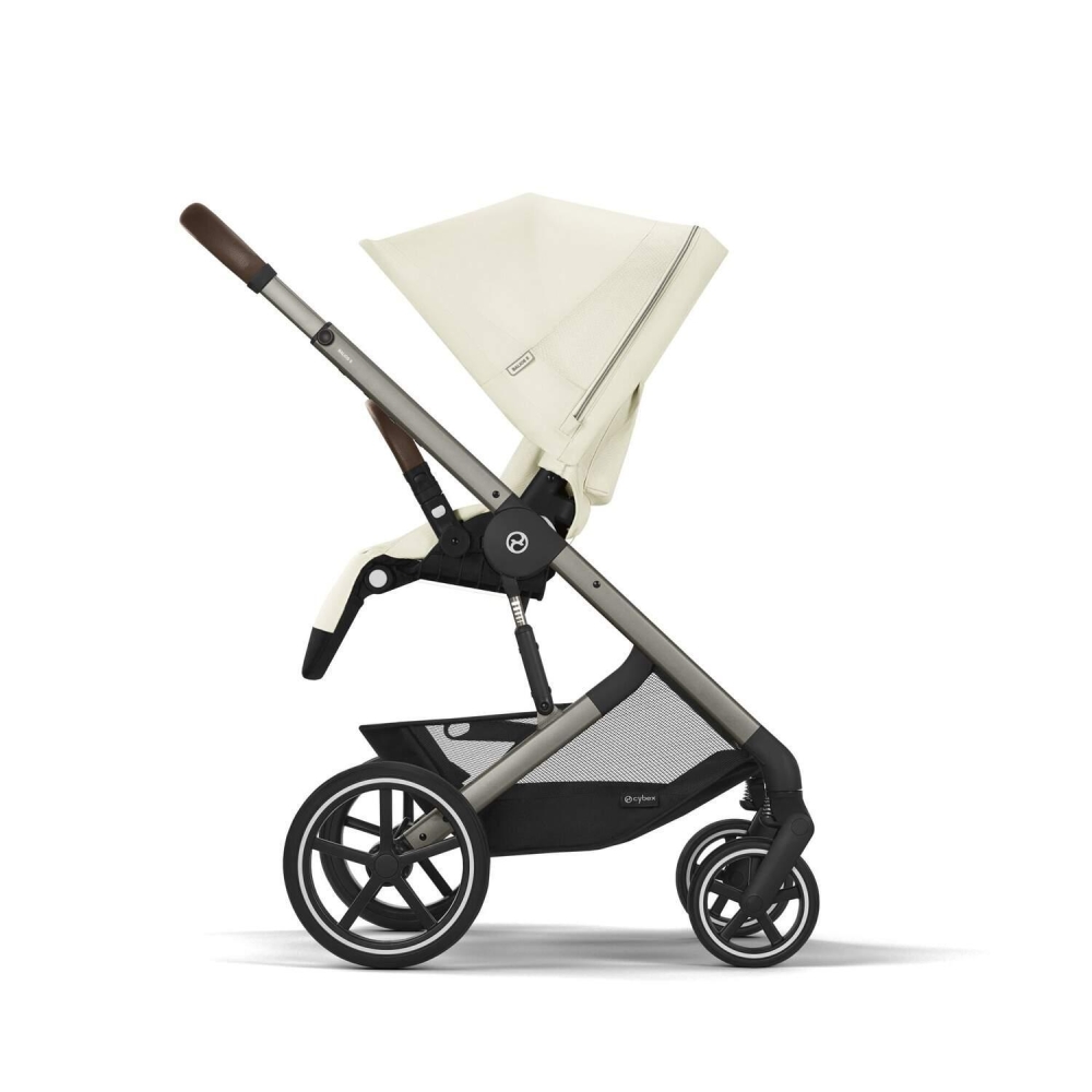 Sportinis vežimėlis Cybex Balios S Lux TPE, Seashell Beige-Vaikiški vežimėliai, Sportiniai vežimėliai-e-vaikas