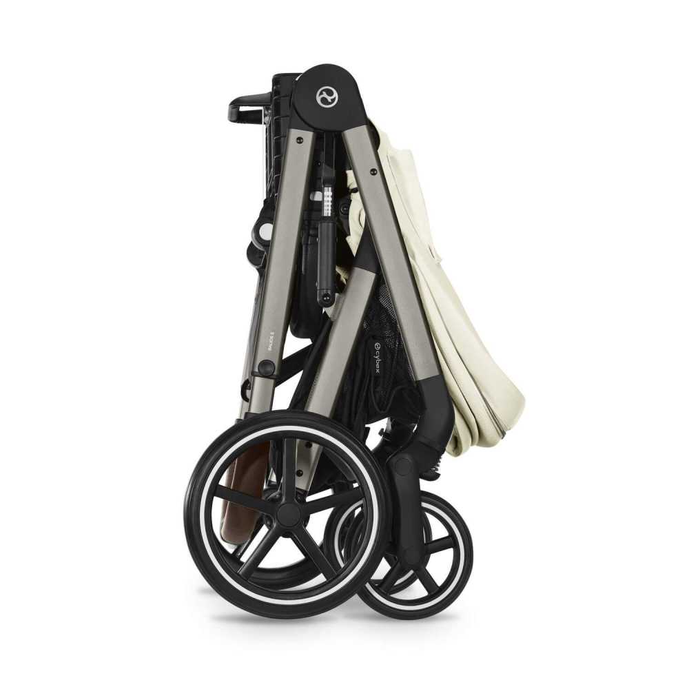 copy of Važiuoklė Cybex Priam V4 Chrome Black su juoda rankena