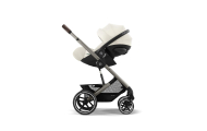 copy of Važiuoklė Cybex Priam V4 Chrome Black su juoda rankena
