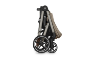 Važiuoklė Cybex Priam V4 Chrome Black su juoda rankena | Prekės vaikams