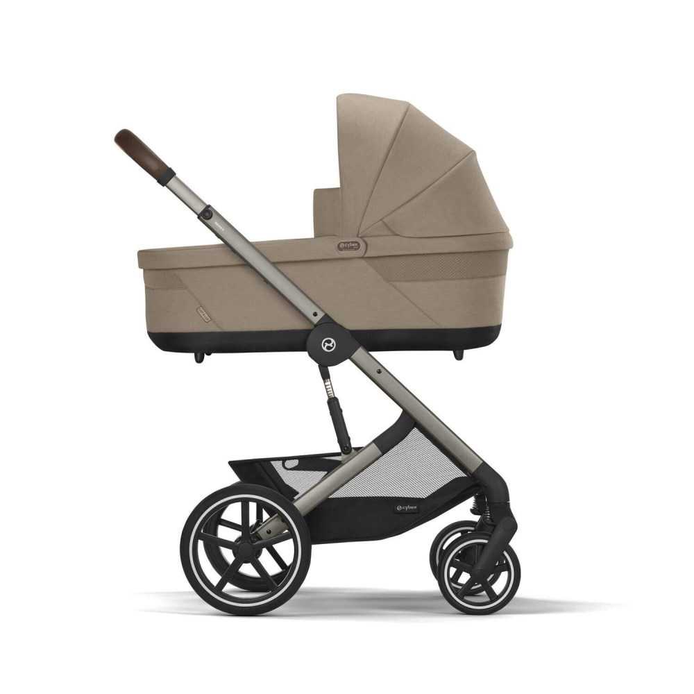 Sportinis vežimėlis Cybex Balios S Lux TPE, Almond Beige-Vaikiški vežimėliai, Sportiniai vežimėliai-e-vaikas