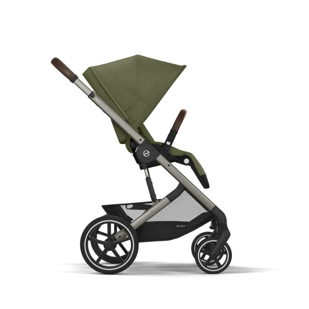 copy of Važiuoklė Cybex Priam V4 Chrome Black su juoda rankena