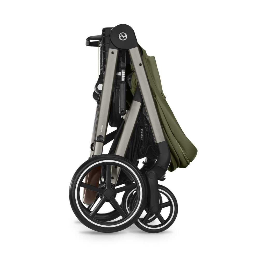 copy of Važiuoklė Cybex Priam V4 Chrome Black su juoda rankena