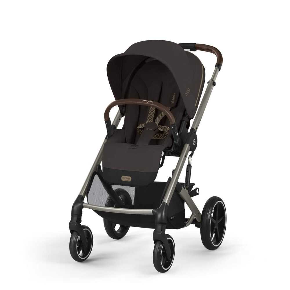 copy of Važiuoklė Cybex Priam V4 Chrome Black su juoda rankena