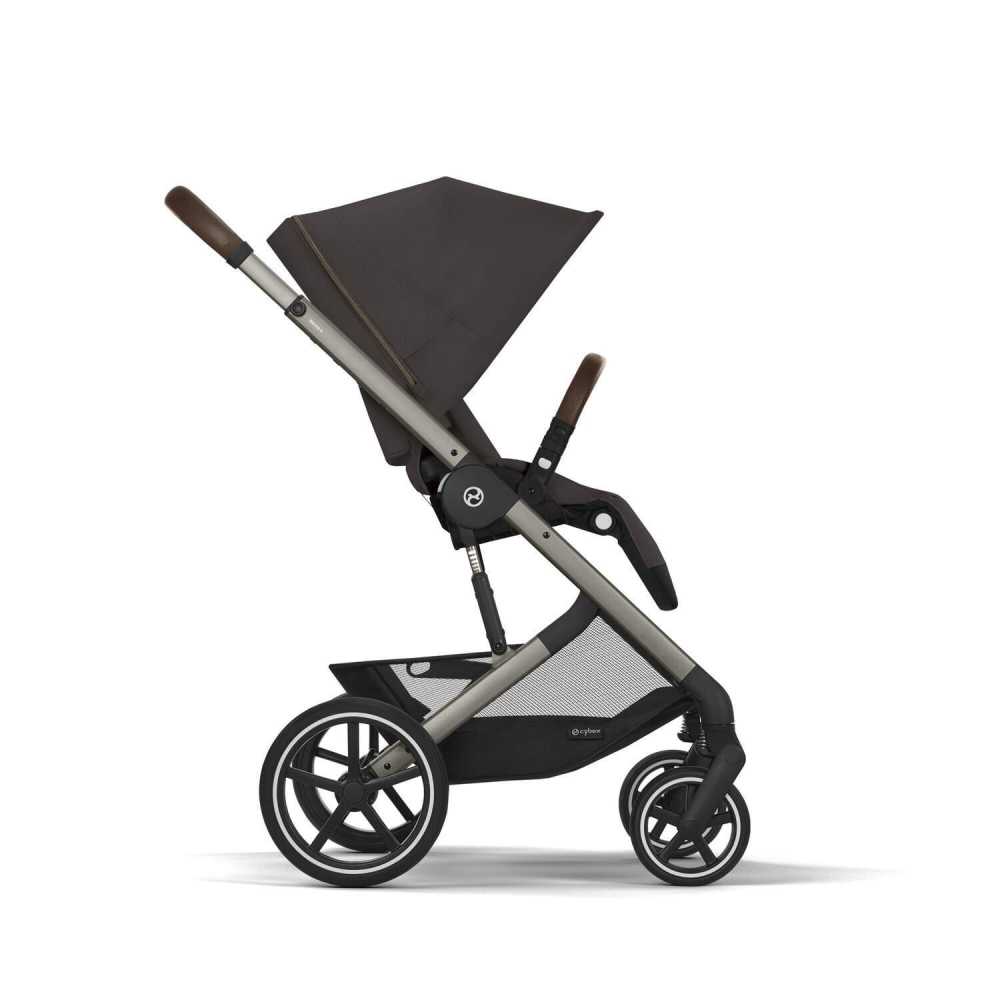 copy of Važiuoklė Cybex Priam V4 Chrome Black su juoda rankena