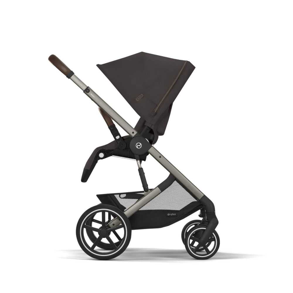 copy of Važiuoklė Cybex Priam V4 Chrome Black su juoda rankena