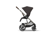 copy of Važiuoklė Cybex Priam V4 Chrome Black su juoda rankena