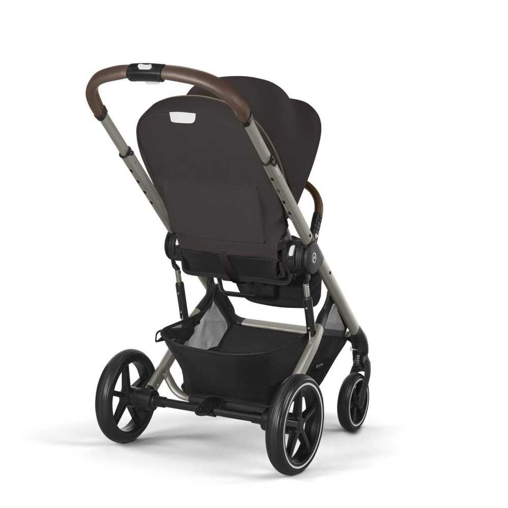 copy of Važiuoklė Cybex Priam V4 Chrome Black su juoda rankena