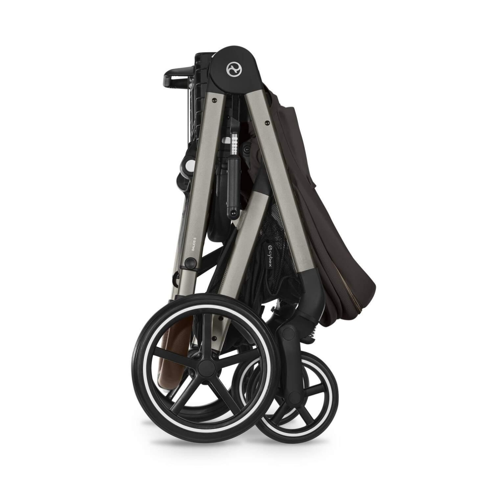 copy of Važiuoklė Cybex Priam V4 Chrome Black su juoda rankena