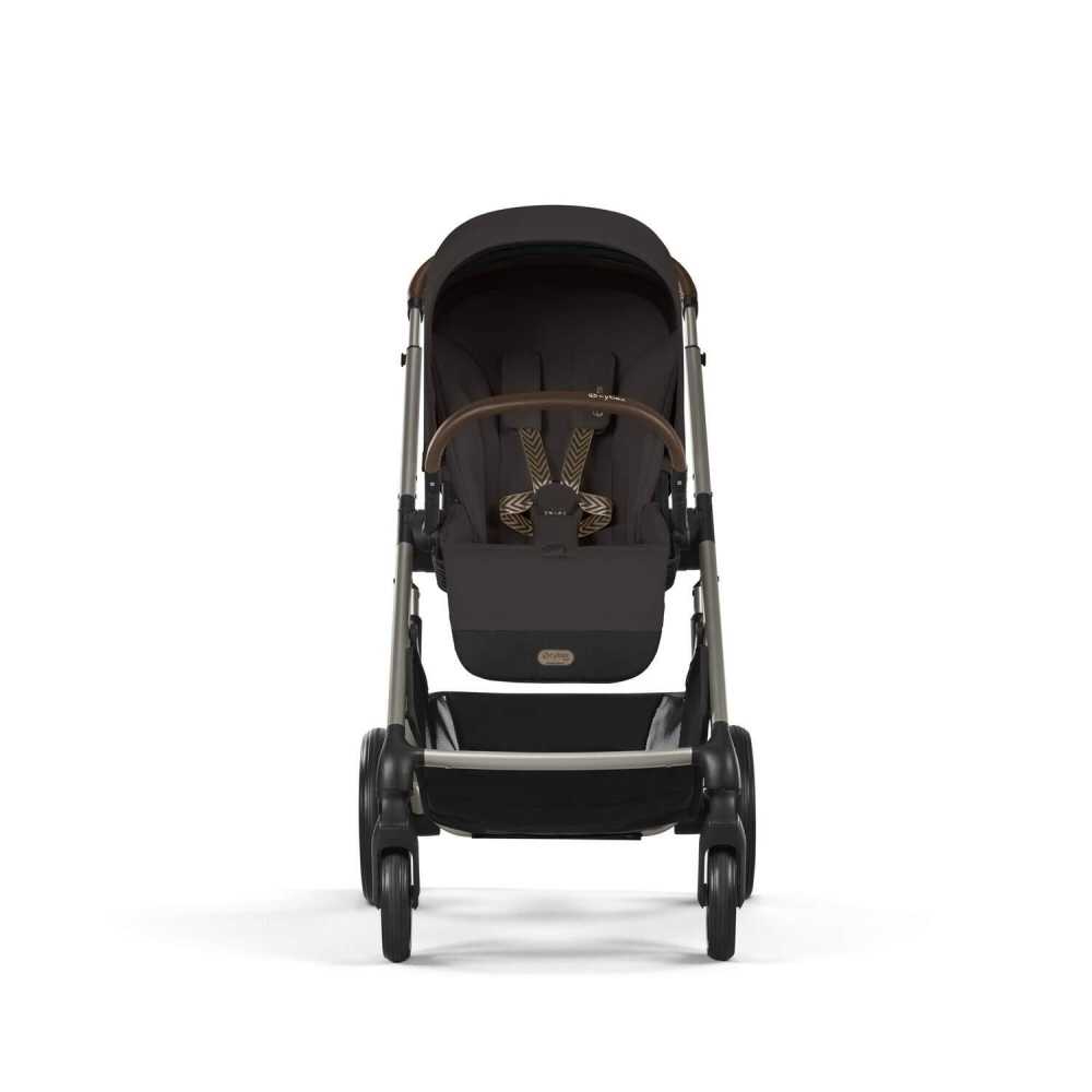 Sportinis vežimėlis Cybex Balios S Lux TPE, Chocolate Brown-Vaikiški vežimėliai, Sportiniai vežimėliai-e-vaikas