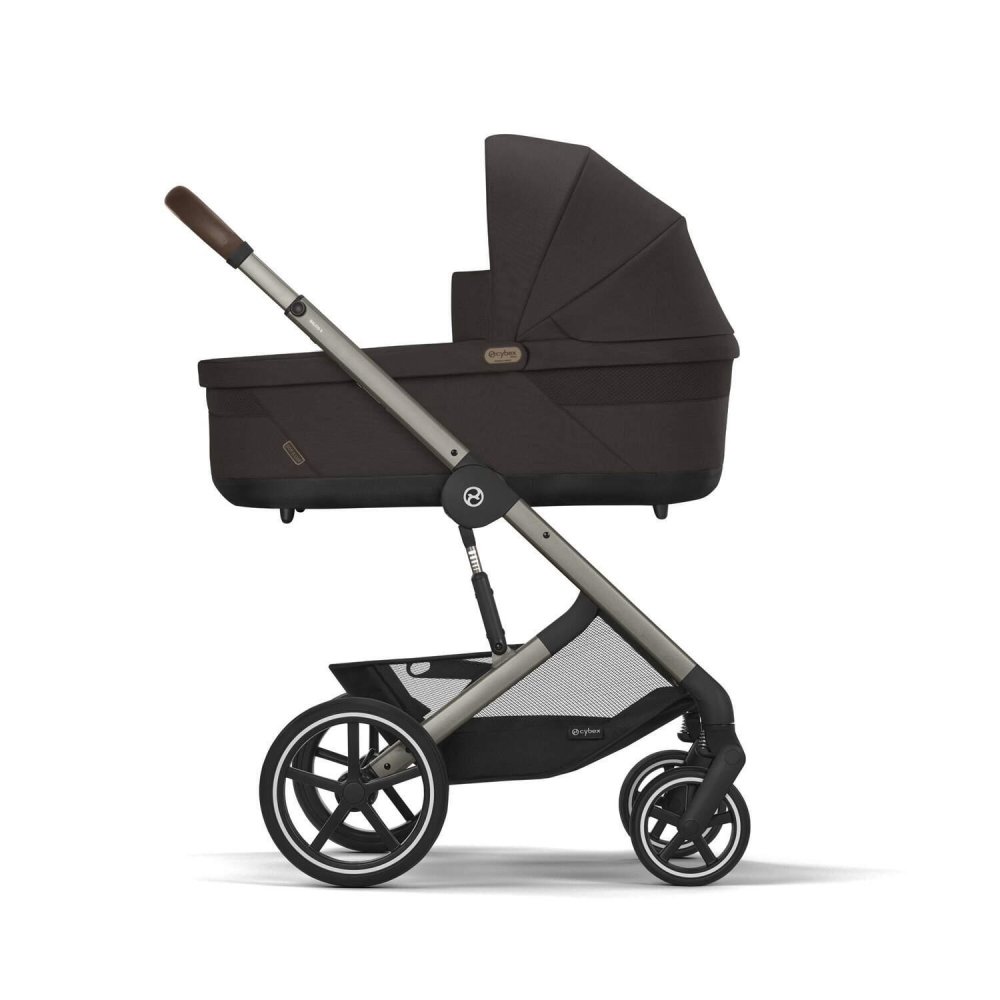 copy of Važiuoklė Cybex Priam V4 Chrome Black su juoda rankena