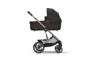 copy of Važiuoklė Cybex Priam V4 Chrome Black su juoda rankena