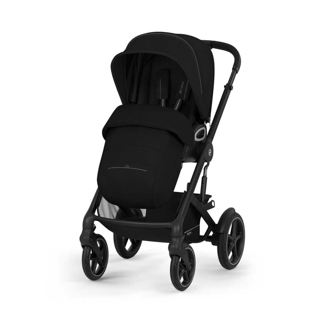 copy of Važiuoklė Cybex Priam V4 Chrome Black su juoda rankena