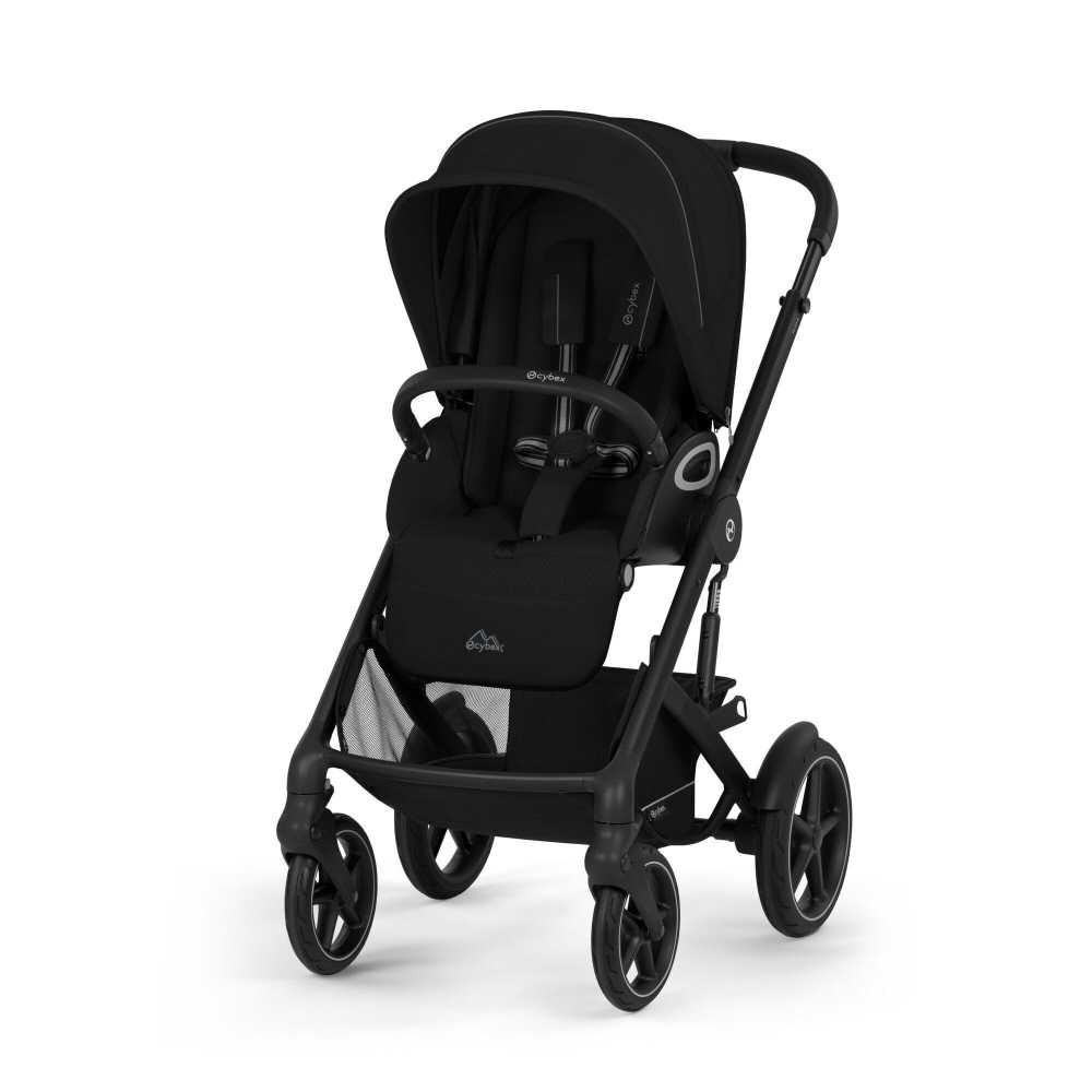 copy of Važiuoklė Cybex Priam V4 Chrome Black su juoda rankena