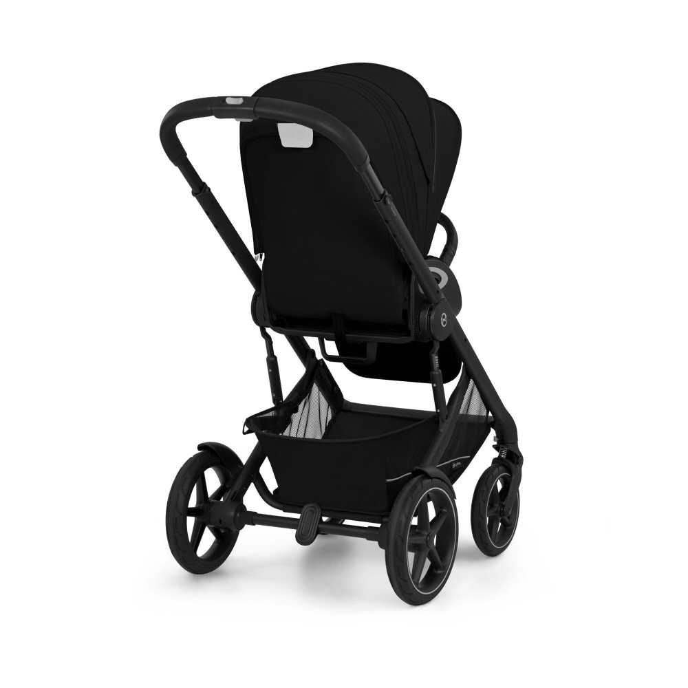 copy of Važiuoklė Cybex Priam V4 Chrome Black su juoda rankena