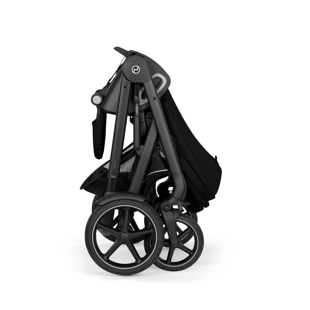 copy of Važiuoklė Cybex Priam V4 Chrome Black su juoda rankena