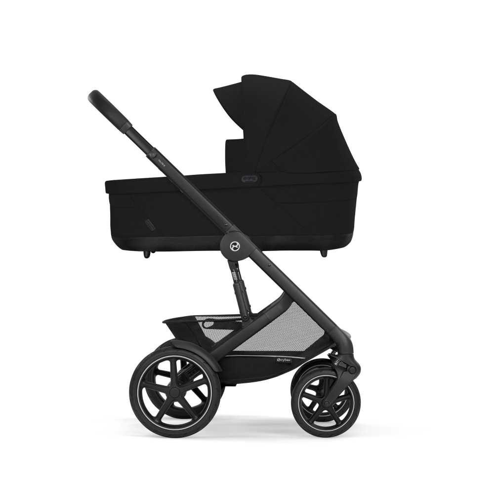 copy of Važiuoklė Cybex Priam V4 Chrome Black su juoda rankena