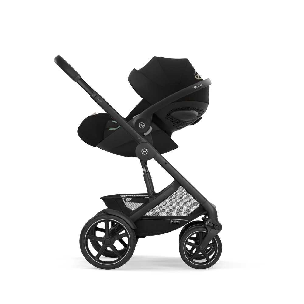 copy of Važiuoklė Cybex Priam V4 Chrome Black su juoda rankena
