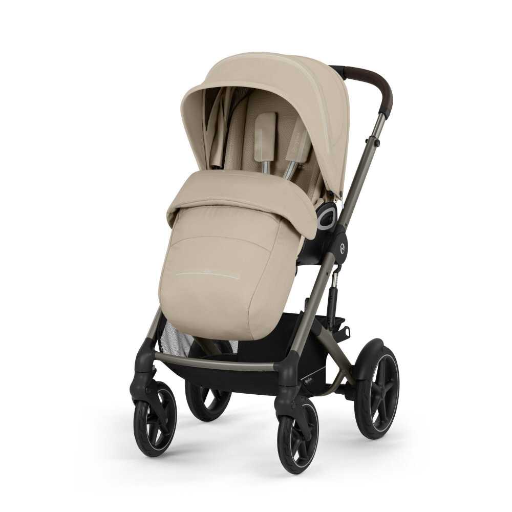 copy of Važiuoklė Cybex Priam V4 Chrome Black su juoda rankena