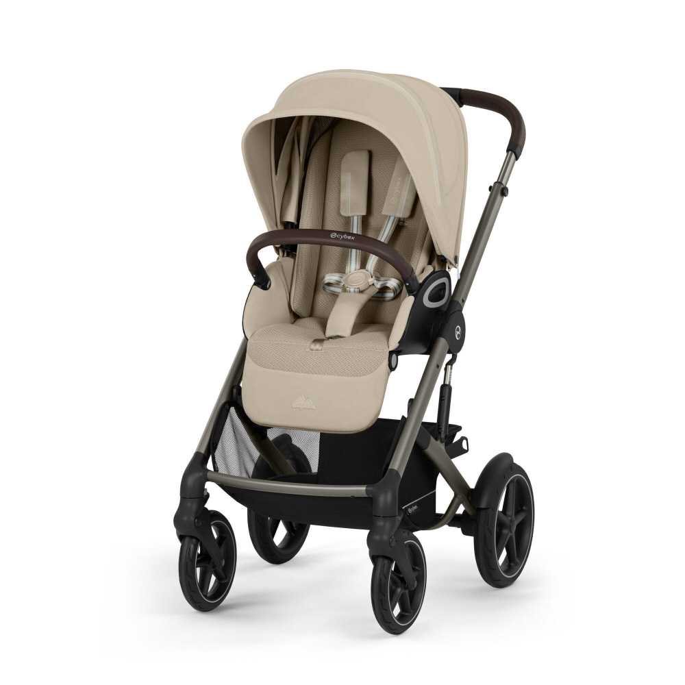 copy of Važiuoklė Cybex Priam V4 Chrome Black su juoda rankena