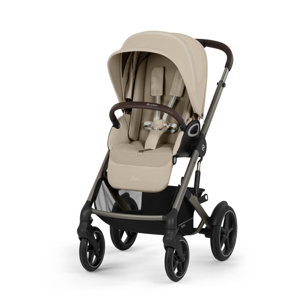 copy of Važiuoklė Cybex Priam V4 Chrome Black su juoda rankena