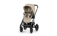 Sportinis vežimėlis Cybex Talos S Lux TPE, Almond Beige-Vaikiški vežimėliai, Sportiniai vežimėliai-e-vaikas