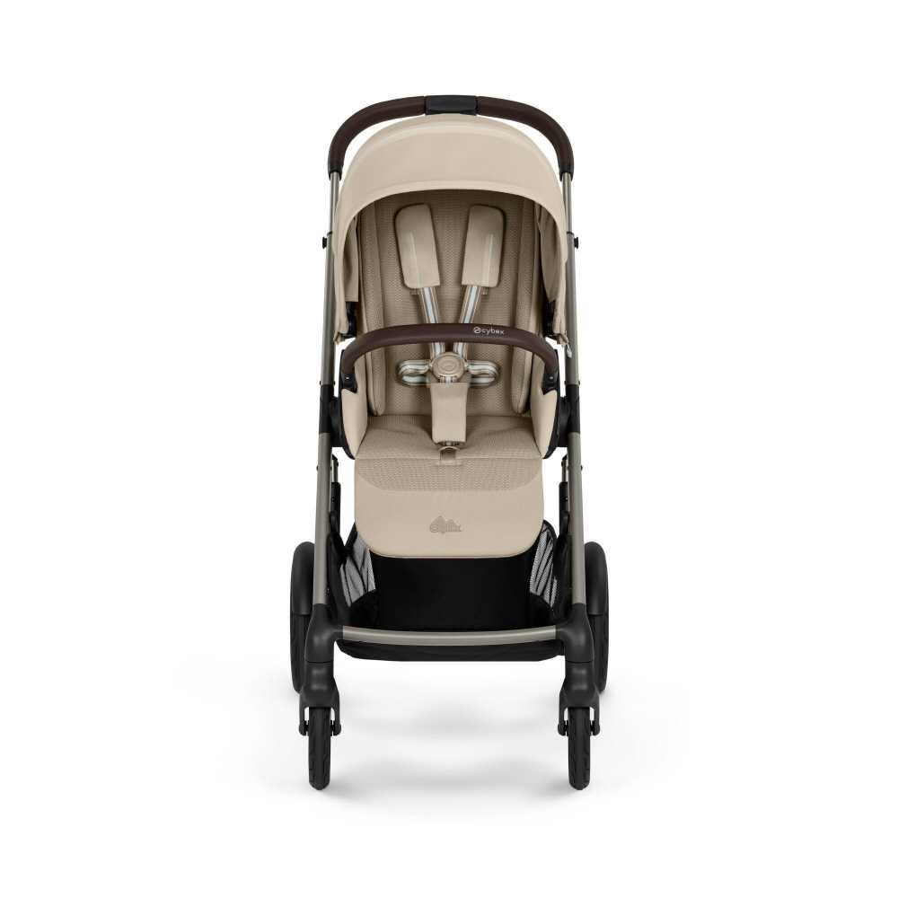 Sportinis vežimėlis Cybex Talos S Lux TPE, Almond Beige-Vaikiški vežimėliai, Sportiniai vežimėliai-e-vaikas