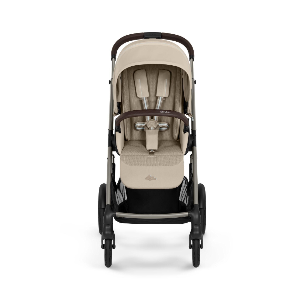 Sportinis vežimėlis Cybex Talos S Lux TPE, Almond Beige-Vaikiški vežimėliai, Sportiniai vežimėliai-e-vaikas