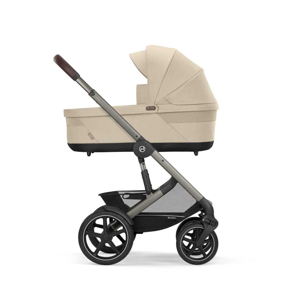 copy of Važiuoklė Cybex Priam V4 Chrome Black su juoda rankena