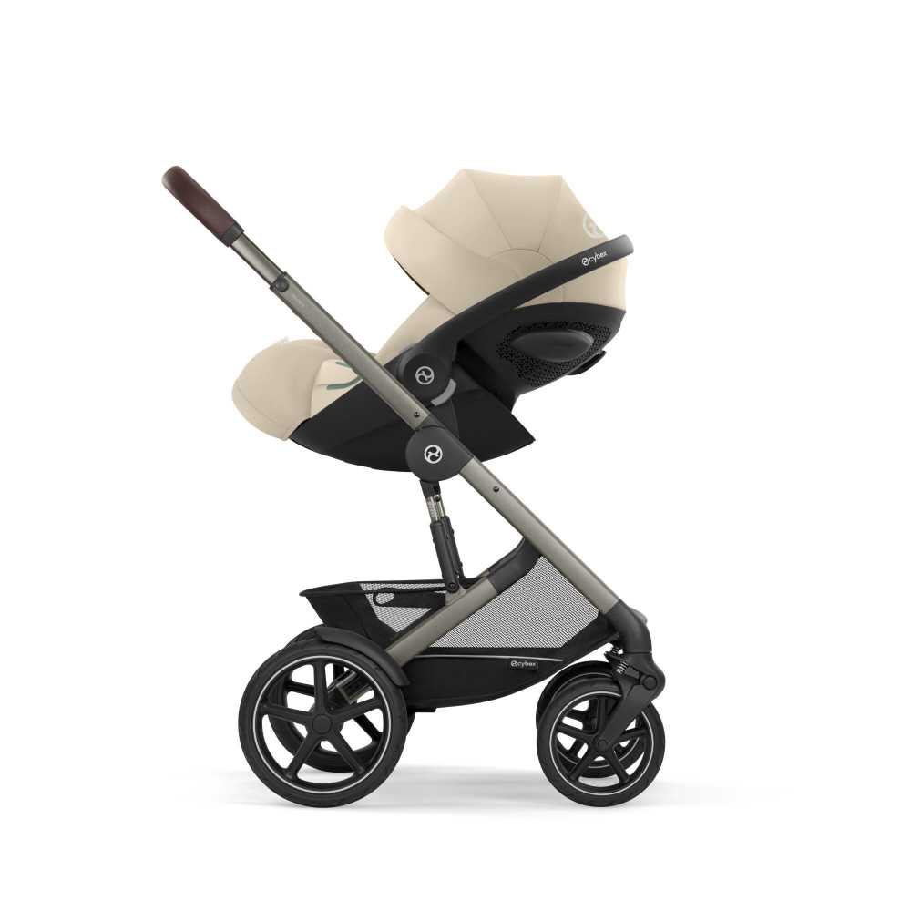 Sportinis vežimėlis Cybex Talos S Lux TPE, Almond Beige-Vaikiški vežimėliai, Sportiniai vežimėliai-e-vaikas
